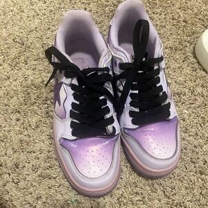 Purple bape shoes size 8, 9 and 9 1/2 in woman
